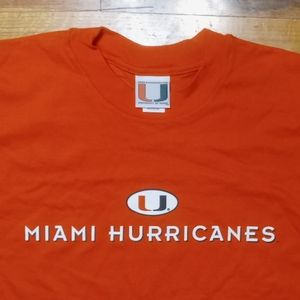 vintage Miami Hurricanes College Deadstock t shirt